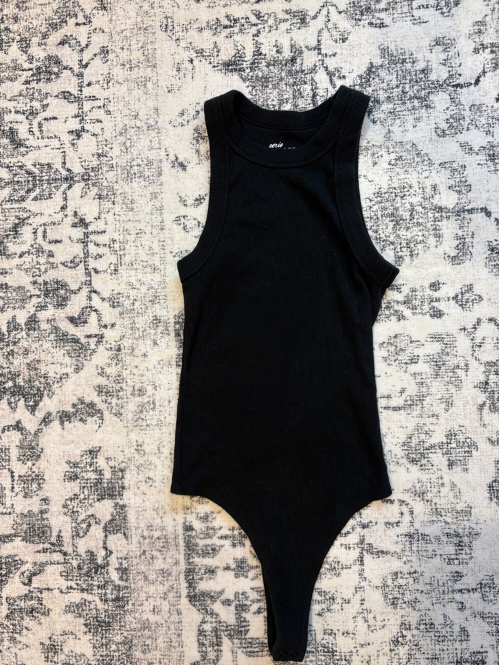 American Eagle Ribbed Tank Bodysuit